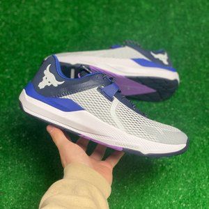 Under Armour Men's Athletic Shoes in Gray, Blue & Purple Accent